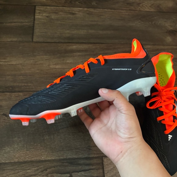 Adidas Men\'s Predator Pro FG Soccer Cleats Black Orange Size 9 NEW IG7777 main image 5